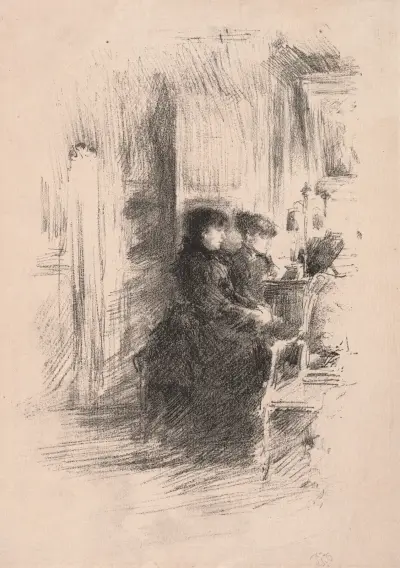 Das Duett von James Abbott McNeill Whistler