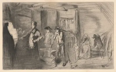 The forge av James Abbott McNeill Whistler