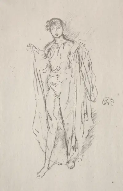 The Girl av James Abbott McNeill Whistler