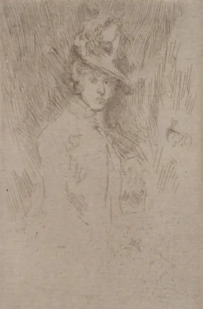 The Little Hat av James Abbott McNeill Whistler
