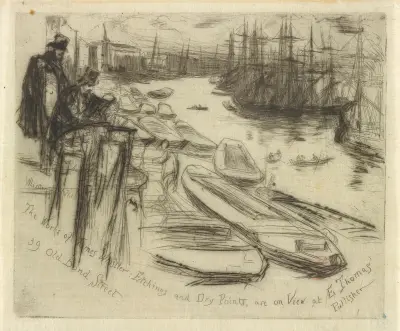 The Little Pool av James Abbott McNeill Whistler