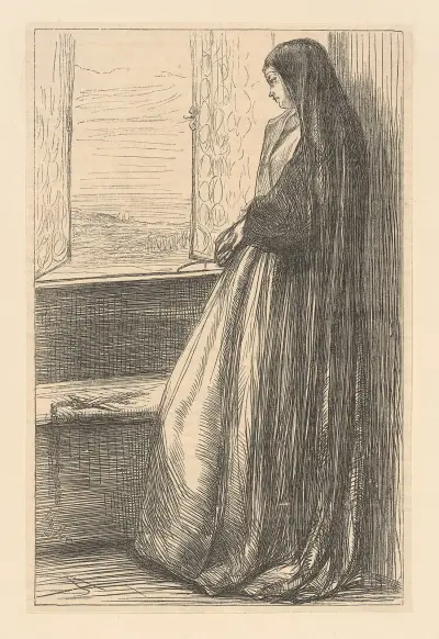 The major’s daughter, 1862 – nr 1 av James Abbott McNeill Whistler