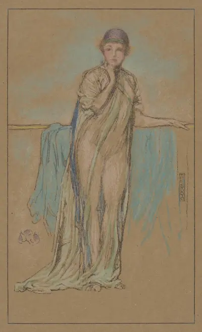The purple cap – nr 2 av James Abbott McNeill Whistler