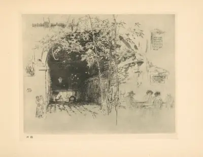 The Traghetto av James Abbott McNeill Whistler