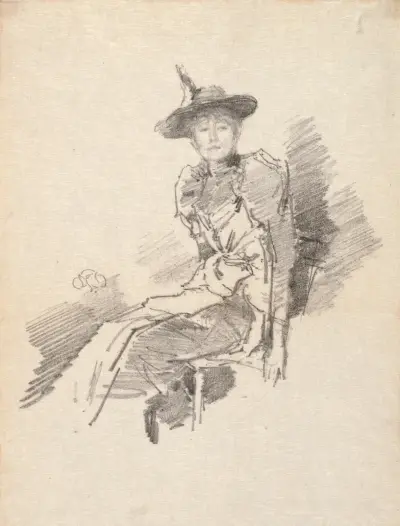 The Winged Hat, 1890 – nr 2 av James Abbott McNeill Whistler