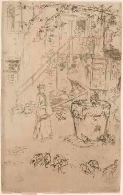 Turkeys av James Abbott McNeill Whistler