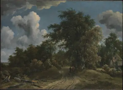 Woodland Road av Meindert Hobbema