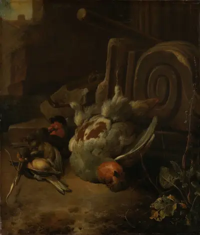 Dead Birds av Melchior d'Hondecoeter
