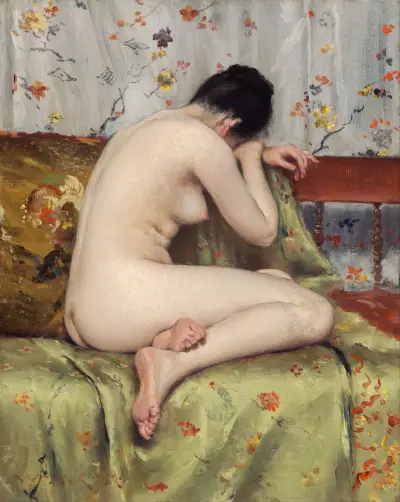 A Modern Magdalen av William Merritt Chase