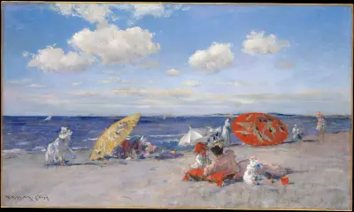 Vid havet av William Merritt Chase