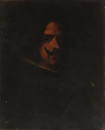 Head of a Man (Copy after Diego Velázquez) av William Merritt Chase