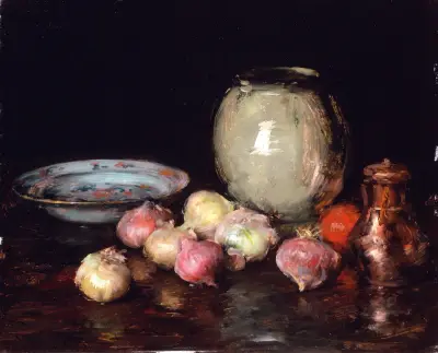 Bara lökar av William Merritt Chase