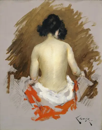 Akt von William Merritt Chase