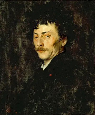 Pablo de Sarasate; Porträtt av en violinist av William Merritt Chase