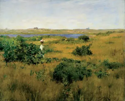 Sommar vid Shinnecock Hills av William Merritt Chase