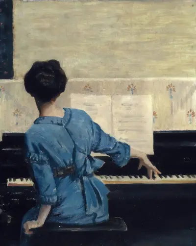 The Keynote av William Merritt Chase