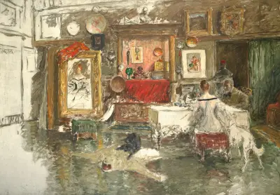 Studio på Tenth Street av William Merritt Chase