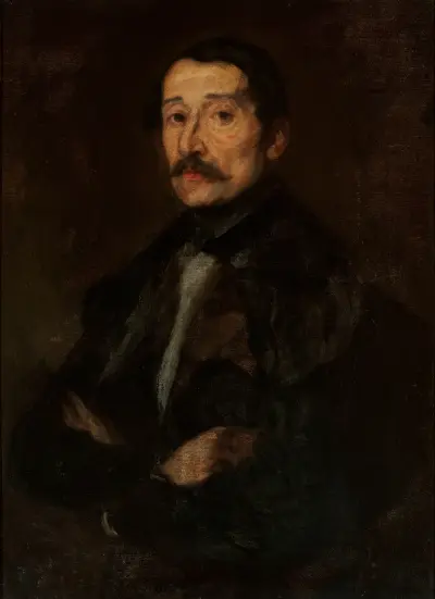 Portrait of Eustachy Wąsowicz av Piotr Michałowski
