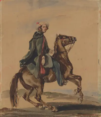 Portret własny artysty av Piotr Michałowski