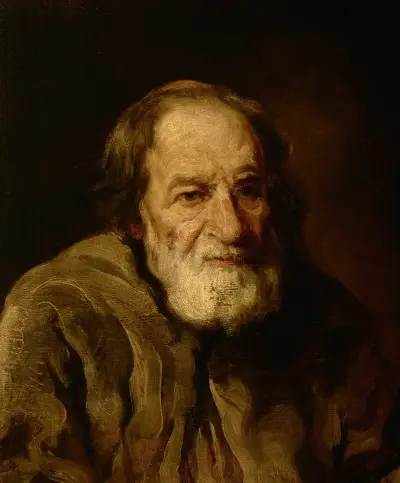 Study of an Old Peasant av Piotr Michałowski