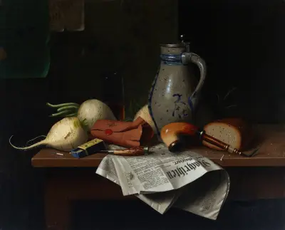 Munich Still Life av William Michael Harnett