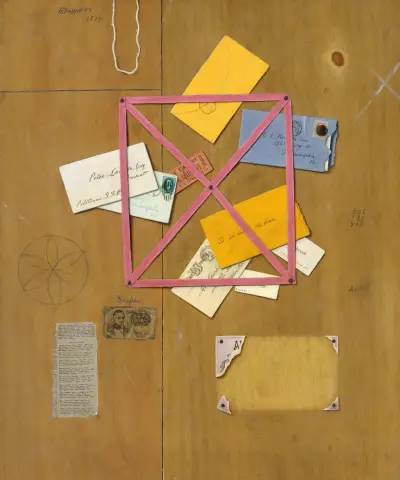 The Artist’s Letter Rack av William Michael Harnett