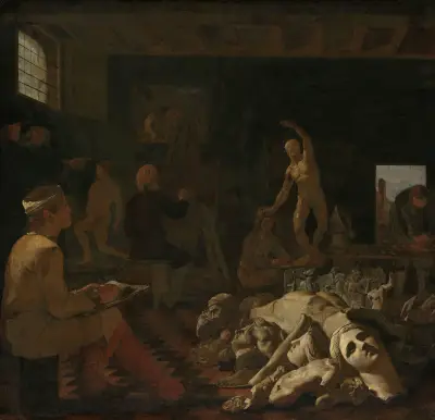 A Painter’s Studio av Michael Sweerts