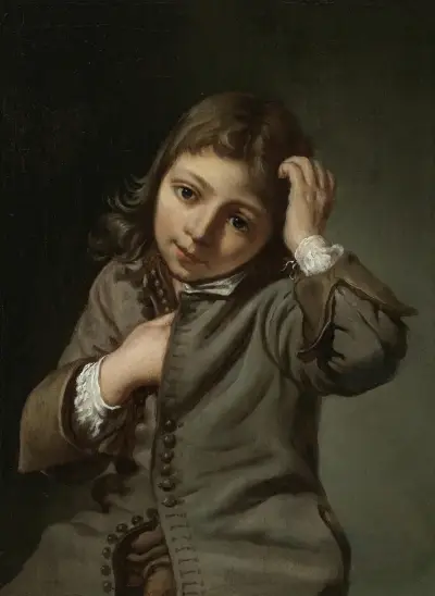 Boy Touching His Head av Michael Sweerts