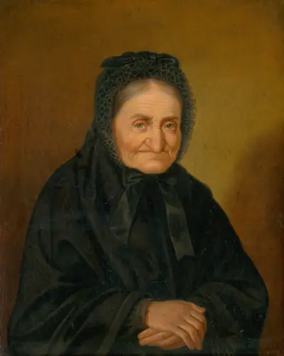 Portrait of an Old Woman av Peter Michal Bohúň