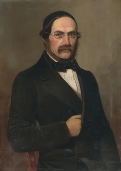 Porträt von Ján Kadavý(um 1853) von Peter Michal Bohúň