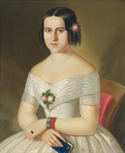 Portrait of Kornélia Spanyik-Bainterová av Peter Michal Bohúň