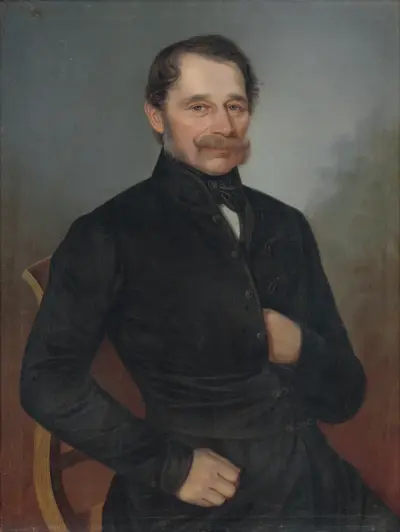 Portrait of M. Dluhovits av Peter Michal Bohúň