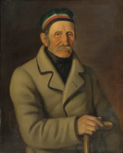 Portrait of Michael Kubíny Sr. av Peter Michal Bohúň