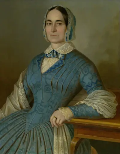 Portrait of Mrs. Dávid av Peter Michal Bohúň