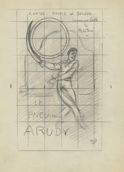 Pneumatika na kolo Arudy, Mich (Michel Liebeaux)