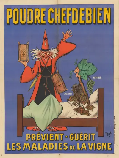 Poudre Chefdebien prévient, guérit les maladies de la vigne av Mich (Michel Liebeaux)