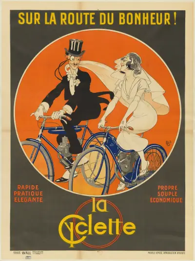 Sur la route du bonheur! La Cyclette av Mich (Michel Liebeaux)