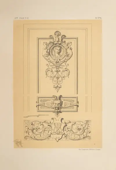 Détails agrandis de la planche B 7 av Michel Liénard