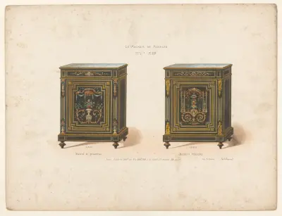 Bahut à pilastres av Victor Léon Michel Quétin