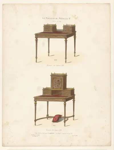 Dambyrå i Louis XVI-stil av Victor Léon Michel Quétin