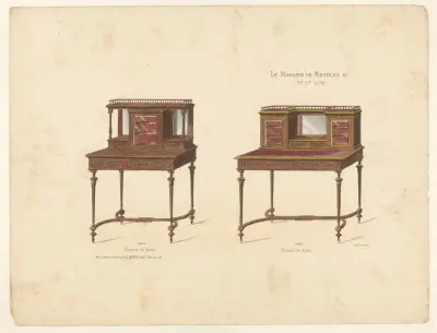 Damskrivbord av Victor Léon Michel Quétin