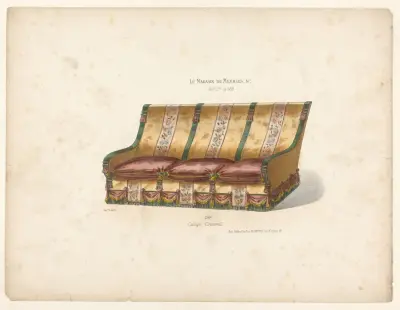 Canapé Cromwell av Victor Léon Michel Quétin