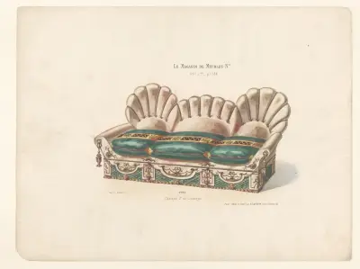 Canapé F. de Lesseps av Victor Léon Michel Quétin