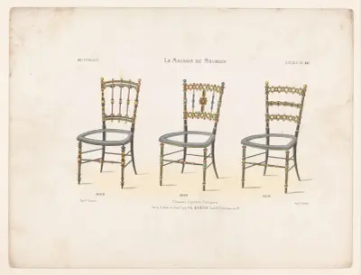 Chaise légères fantaisie av Victor Léon Michel Quétin