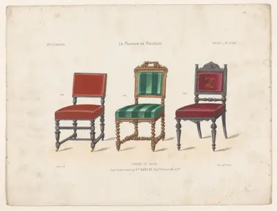 Chaises de salle av Victor Léon Michel Quétin