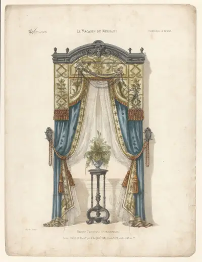 Fönsterdekor (Renässans) av Victor Léon Michel Quétin
