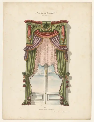 Fönster Catherine de Médicis av Victor Léon Michel Quétin