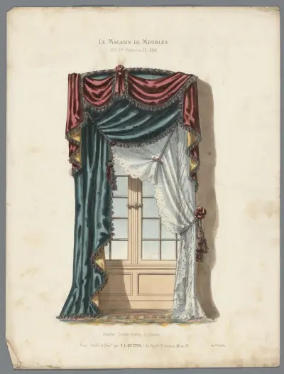 Fenêtre Double Feston, à Chûtes av Victor Léon Michel Quétin