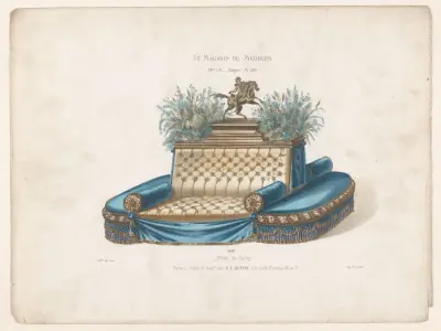 Salongsmiljö av Victor Léon Michel Quétin