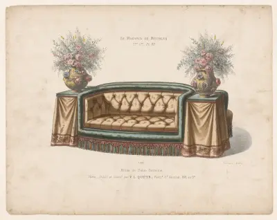 Salongsmiljöer fantasi av Victor Léon Michel Quétin